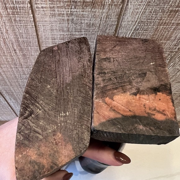 Modernist abstract Nigerian Hand carved Wood Carvings Vintage - Picture 6 of 6